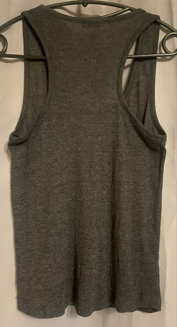 Débardeur »Jennyfer »gris foncé et blanc - photo numéro 2