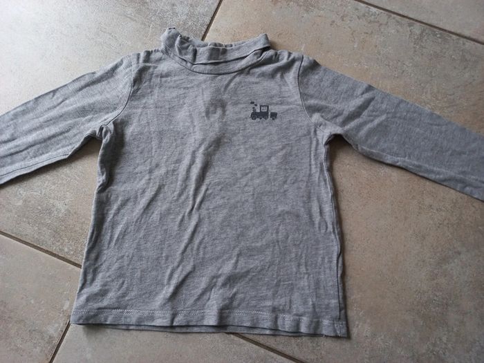 Tee-shirt manches longues gris In extenso 2 ans