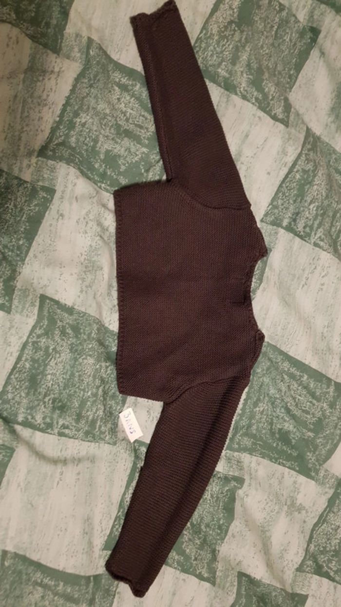 Boléro anthracite, neck neck, 3 ans - photo numéro 2