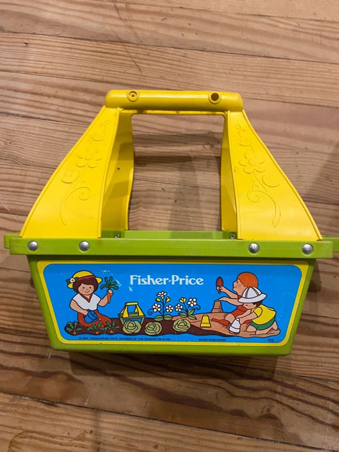Panier outils jardin jardinage 1981 Fisher price - photo numéro 9
