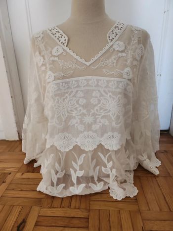 Blouse à dentelle