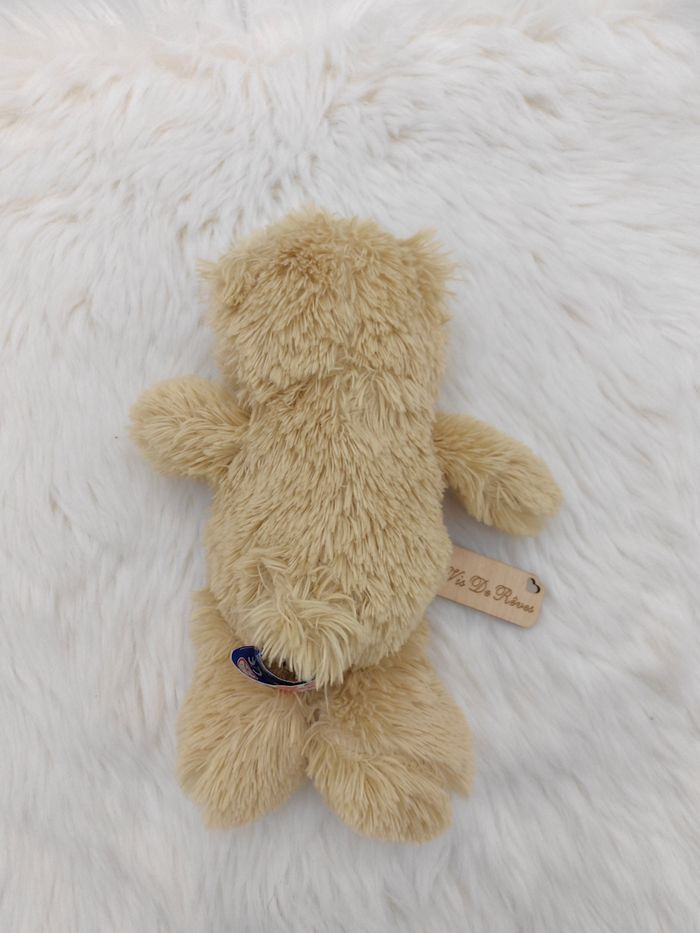 Doudou peluche Ours Beige Embrace Elgate - photo numéro 3