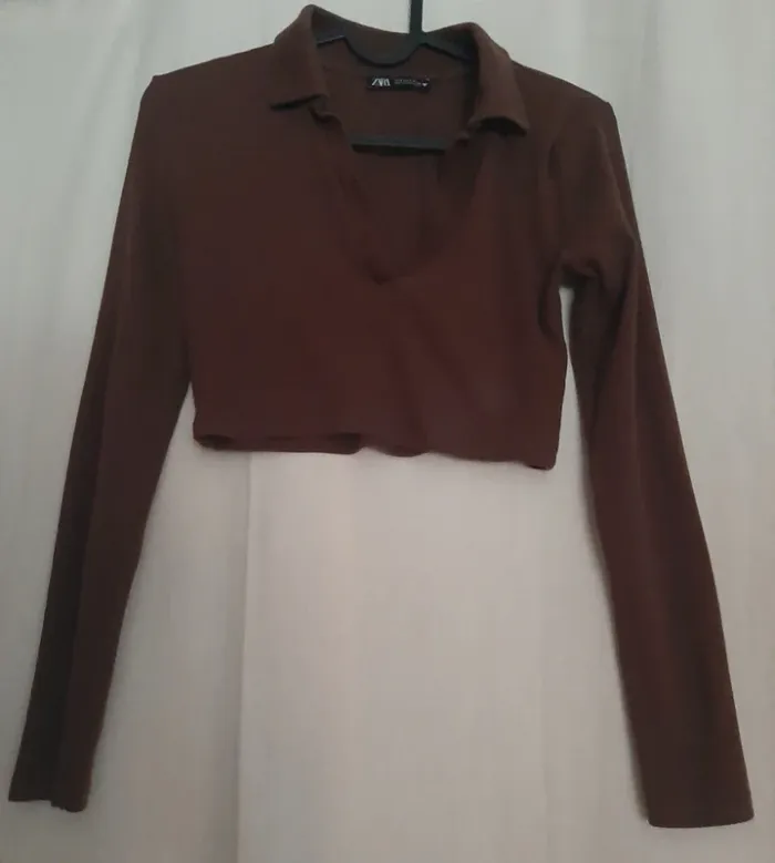 Blouse top court zara