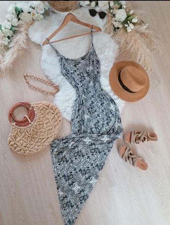 Robe longue d'été taille L