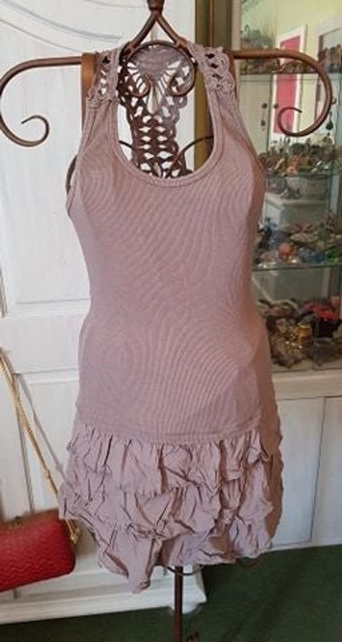 Robe beige taille unique