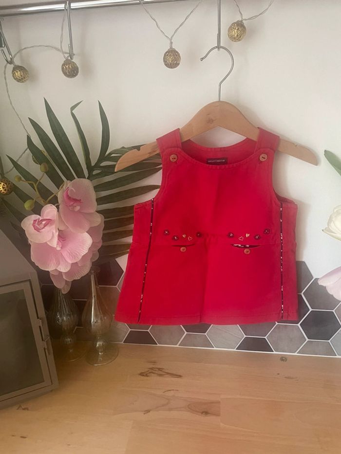 Robe rouge Sergent Major 6 mois
