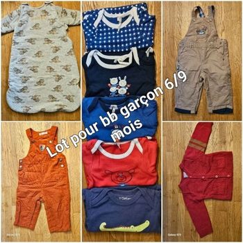 Lot pour bébé garçon 6/9 mois