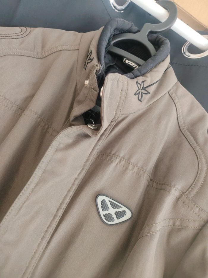 Veste moto femme kaki - photo numéro 3