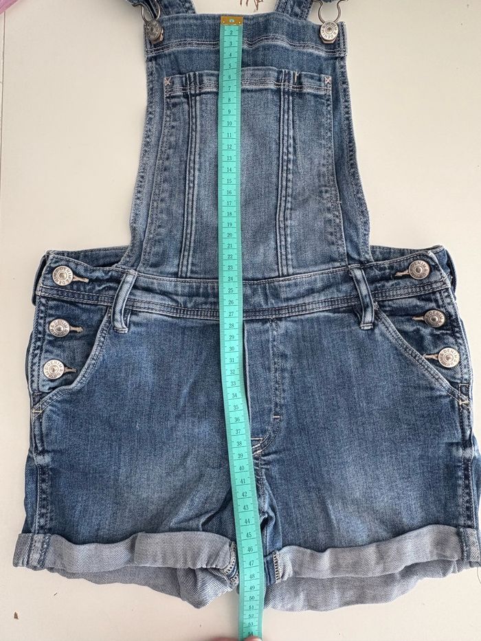 Salopette short bleu - &denim - 12/13 ans - photo numéro 7