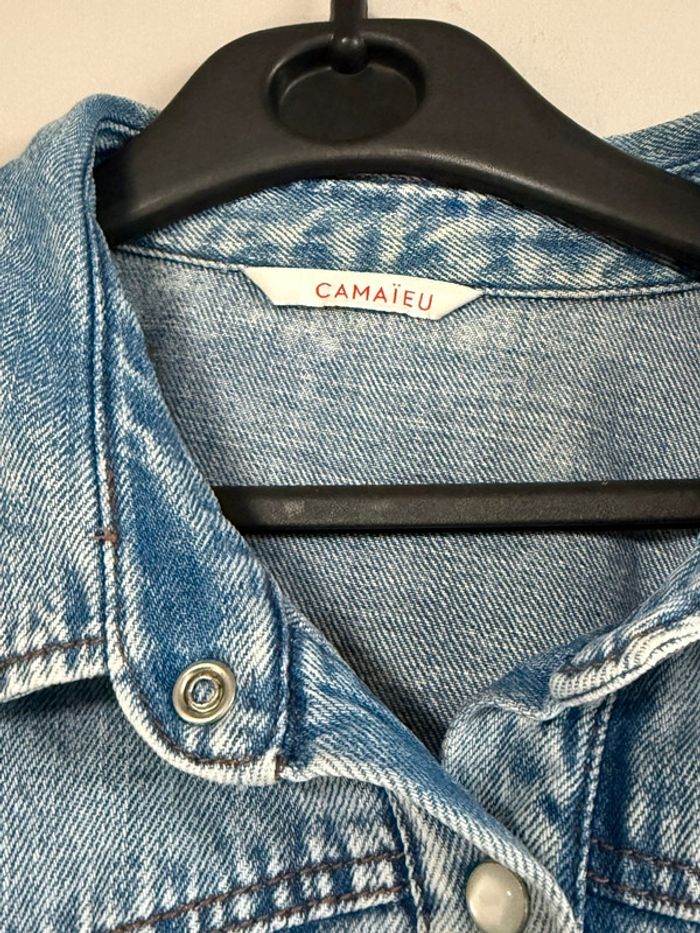 Veste en jeans longue taille 42 - photo numéro 4