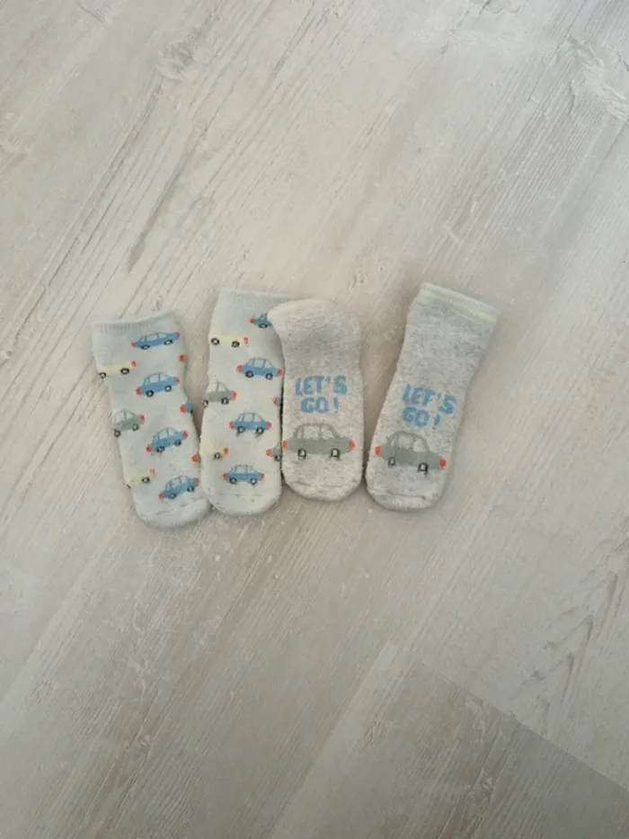 Chaussettes anti dérapante Kiabi 17/18