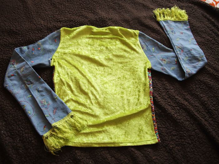 T-shirt vintage LoudnessParis, crochet/jeans - photo numéro 2