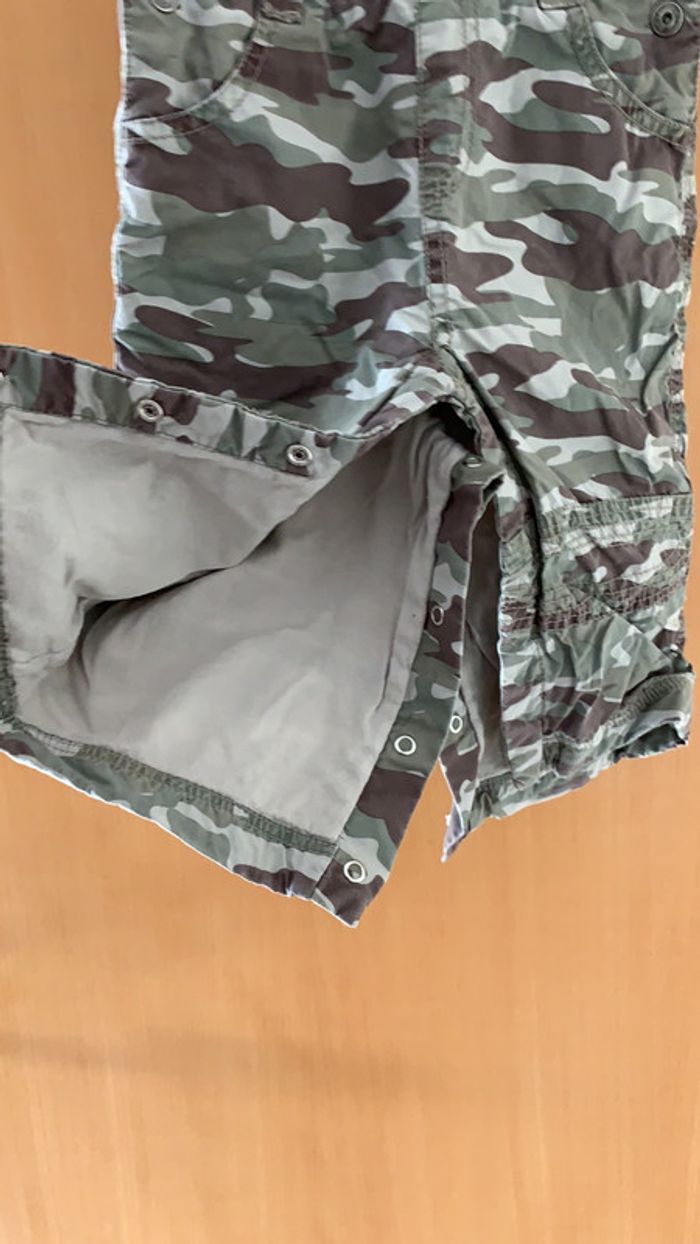 Salopette impression militaire taille 9 mois - photo numéro 3