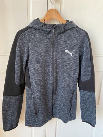 Veste à capuche gris chiné Puma taille S neuve