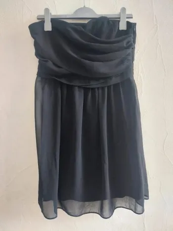 Robe bustier élégante noire Taille 42