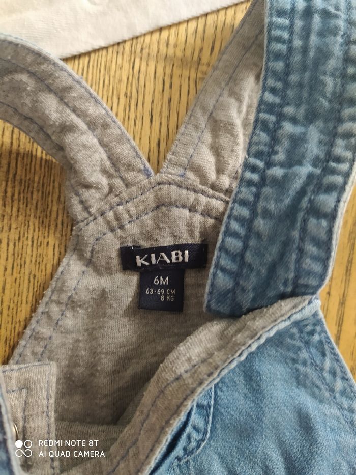 Ensemble salopette Kiabi 6 mois - photo numéro 2