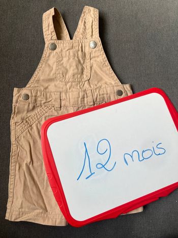 Salopette short Kiabi 12 mois