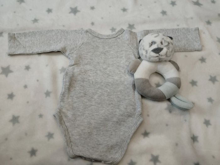 Lot de 3 bodies Cache cœur pour "mini baby" - photo numéro 5