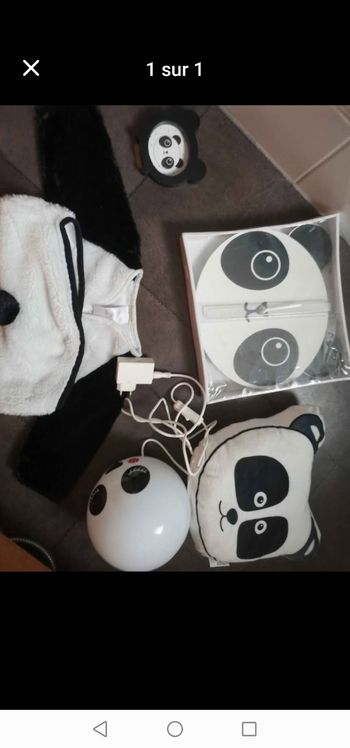 Lot décoration panda