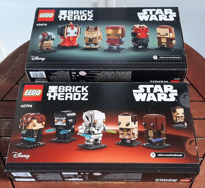 Neuf - Lot LEGO Brickheadz 40676 + 40796 - photo numéro 2