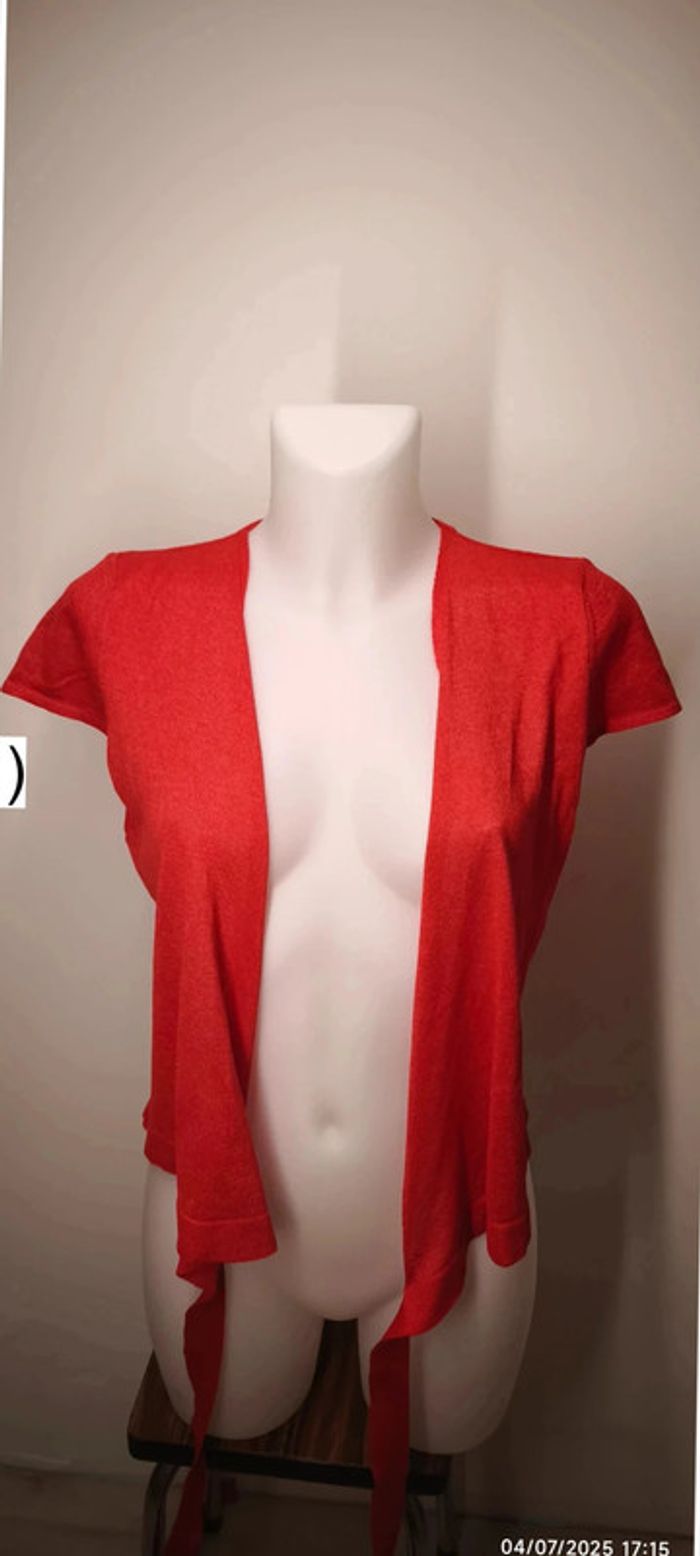 Haut Mango Femme Taille M Rouge - photo numéro 6