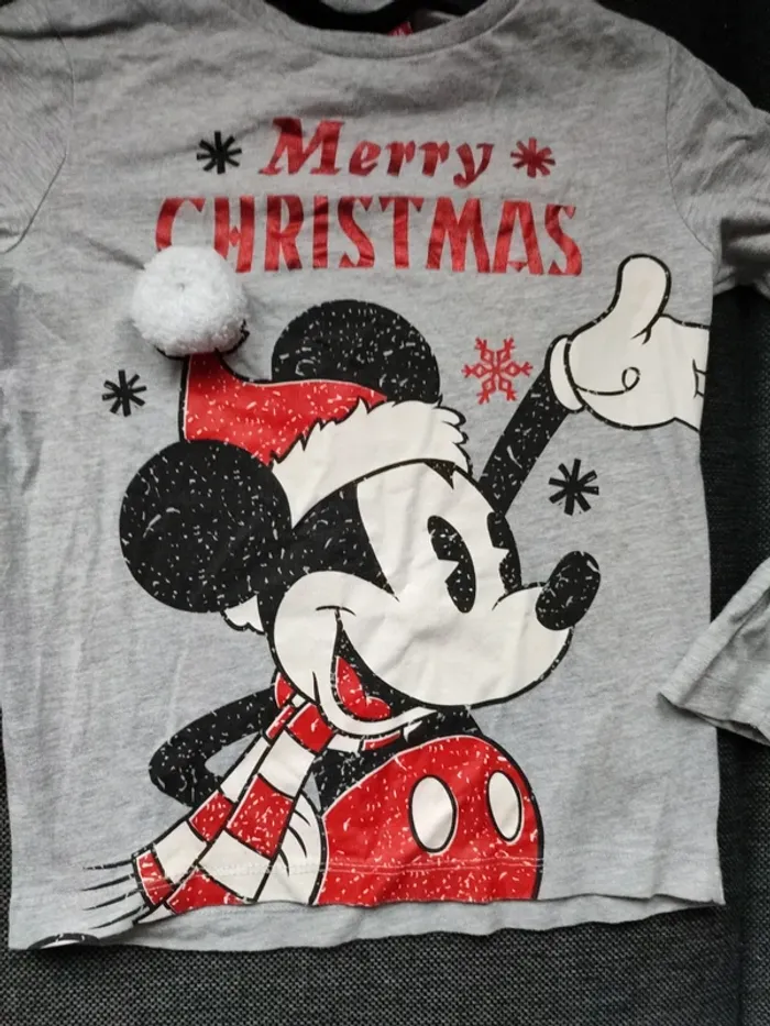 Tee shirt manche longues mickey garçon - photo numéro 7
