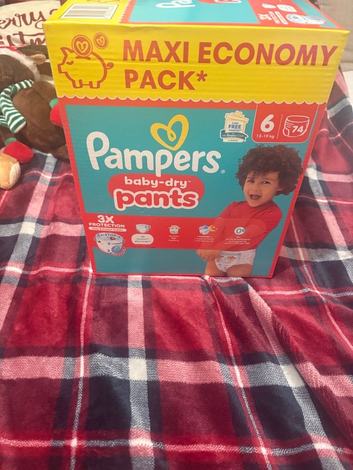 Maxi pack Pampers baby dry pants taille 6 - photo numéro 2