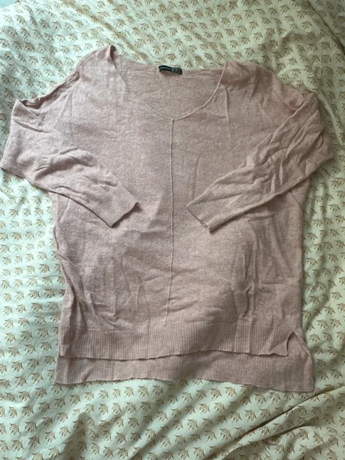 Pull rose Atmosphère - taille M - photo numéro 2
