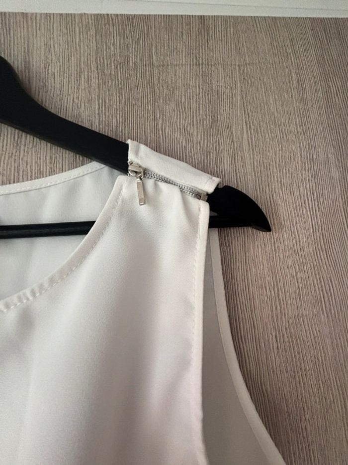 🖤 sublime combishort très classe noir et blanc - Naf Naf - T38 - photo numéro 4