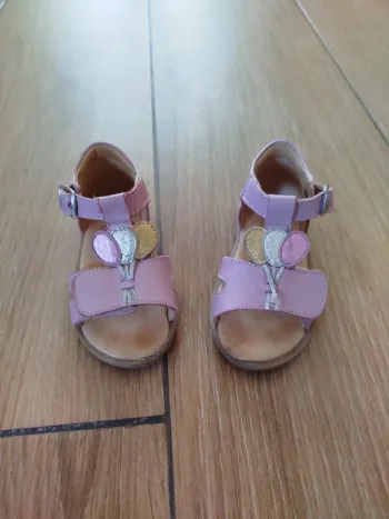 Sandalettes fille taille 22 Pat & Ripaton en cuir