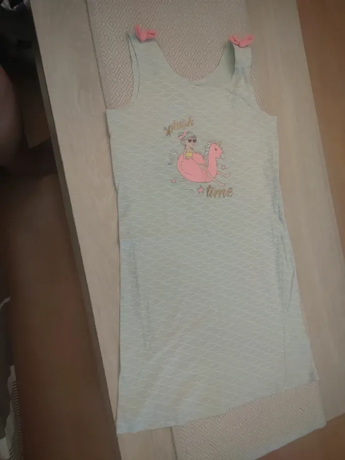 Chemise de nuit sirene licorne 12 ans