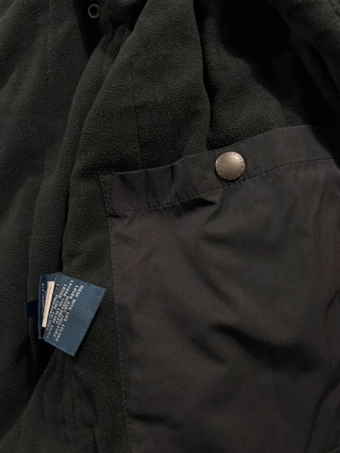 Veste mi-saison Y2K Ralph Lauren Noir logo brodé rouge Taille S - photo numéro 8