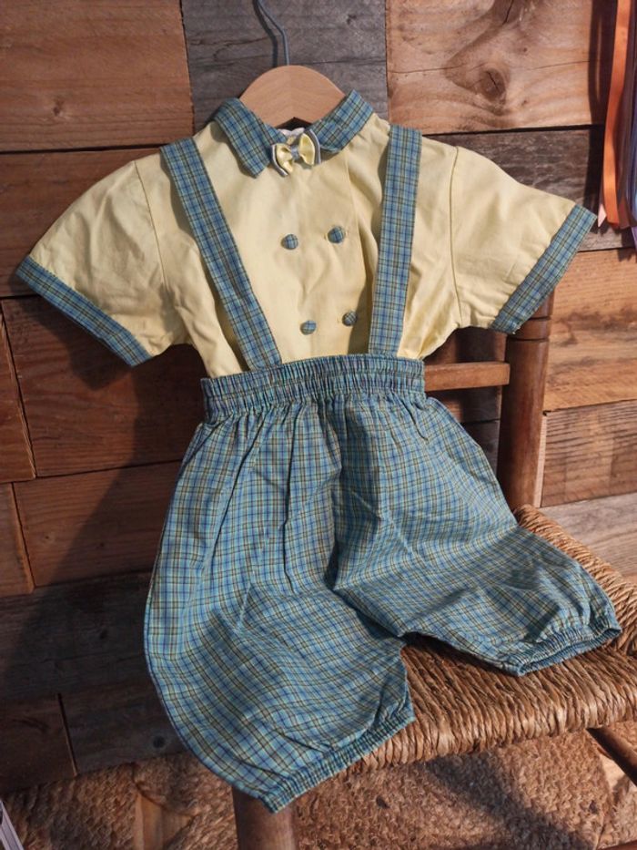 Ensemble vintage 1 ans garçon tbe - photo numéro 4