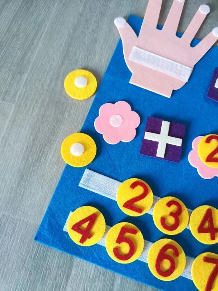 Set en feutrine pour apprendre à compter - photo numéro 5