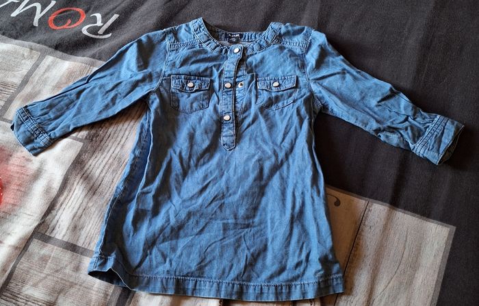 Blouse en jean Kiabi 18 mois
