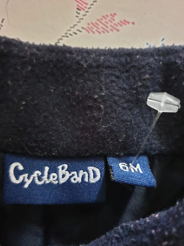 manteau fille bleu marine Cycleband 6 mois - photo numéro 4