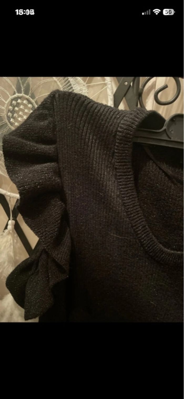 Robe noire pailletée - photo numéro 2