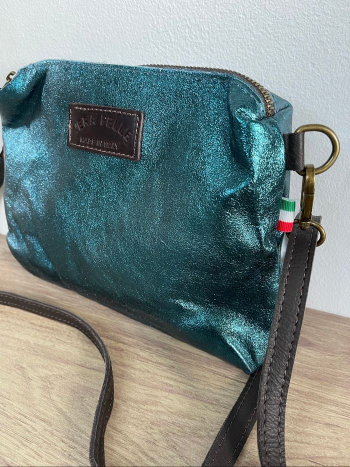 Sac à main en cuir italien multi fonctions - photo numéro 9
