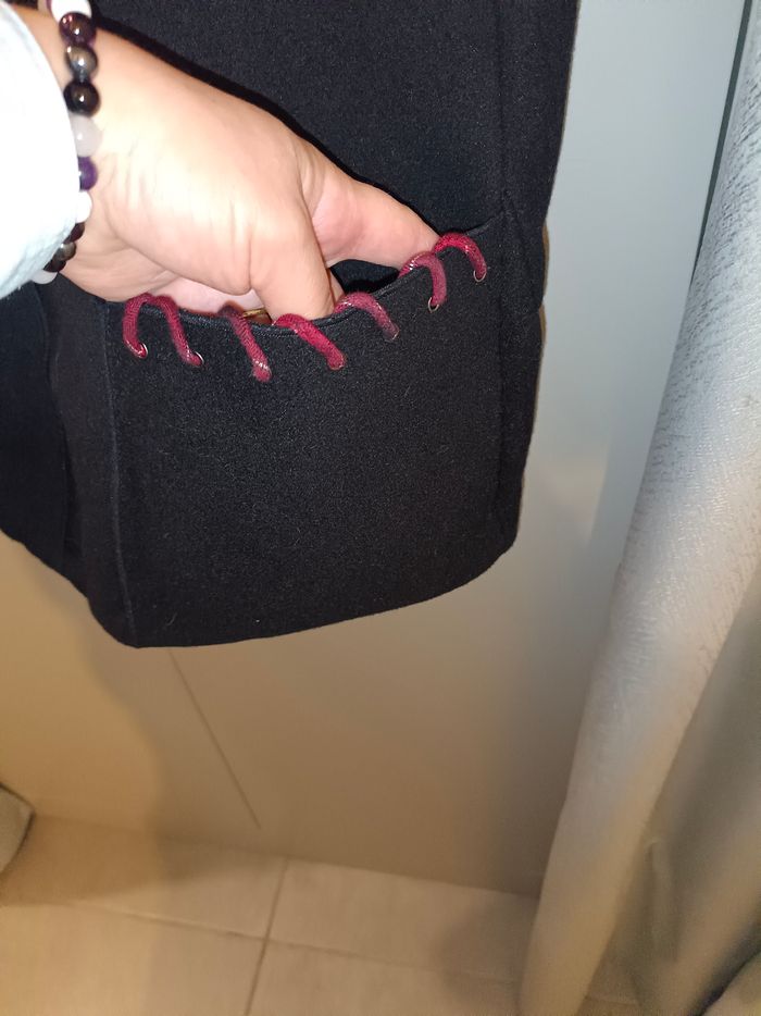 Manteau en laine femme, marque Animale, taille 44 - photo numéro 10