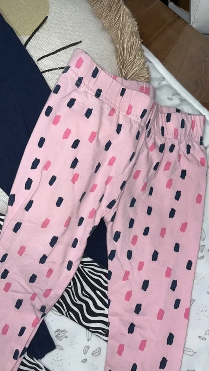 Lot de 3 leggings 74/80 - photo numéro 4