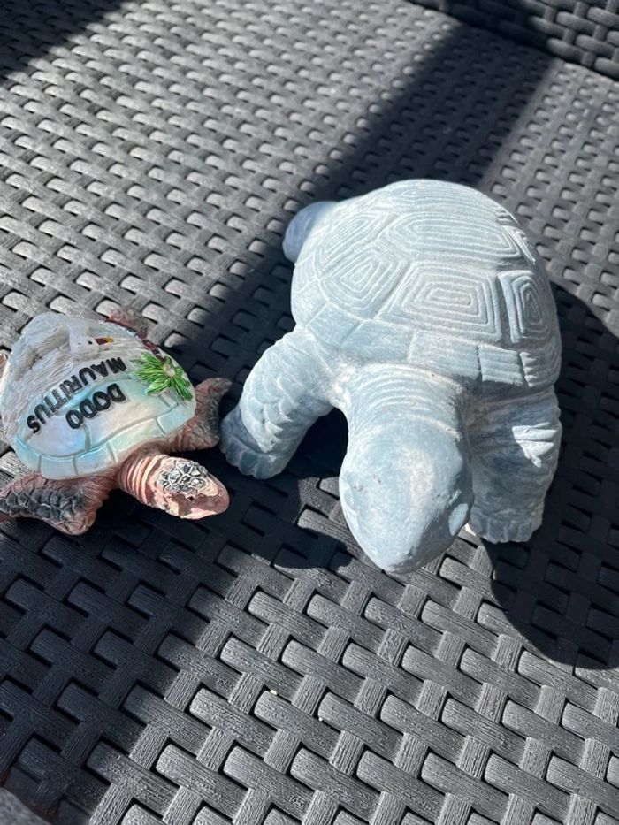 Lot de 2 Tortues décoration Dodo mauritus - photo numéro 4