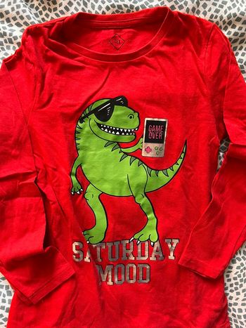 T-shirt dinosaure gameboy, taille 6-7 ans tex
