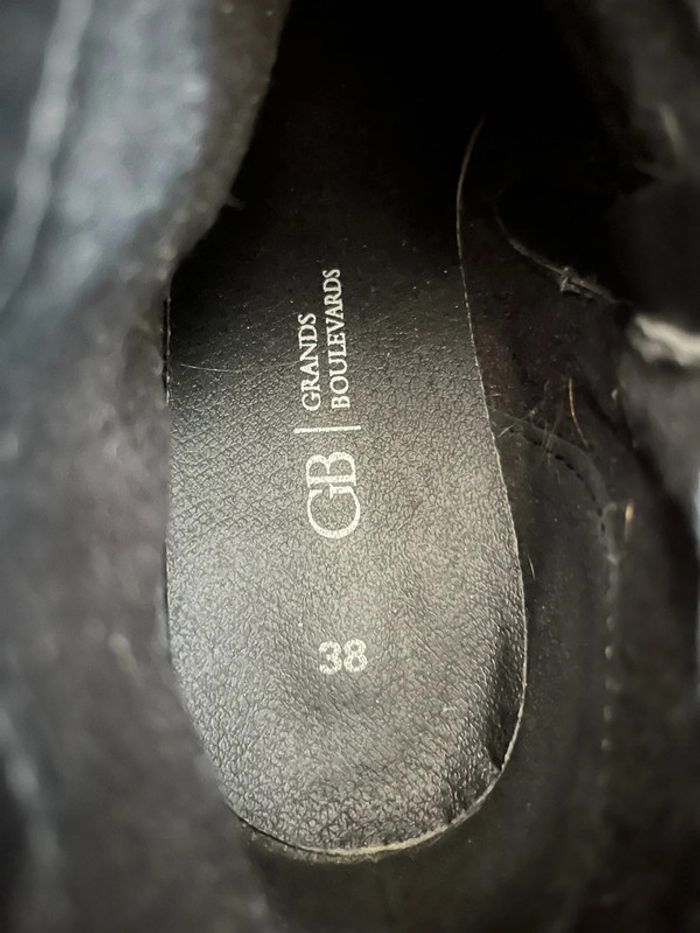 Bottines femme Grands Boulevards taille 38 bon état - photo numéro 5