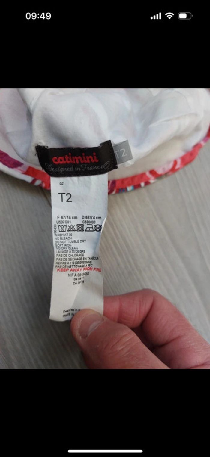 Chapeau Catimini taille 2 (6 / 12 mois ) - photo numéro 3