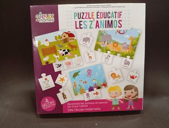 Puzzle éducatif les Z'Animos