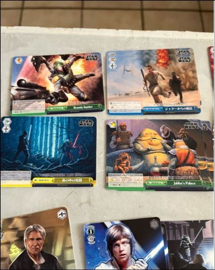 carte star wars Weiss schwarz - photo numéro 10