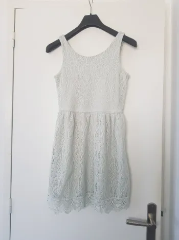 Robe Blanche Chic Taille S