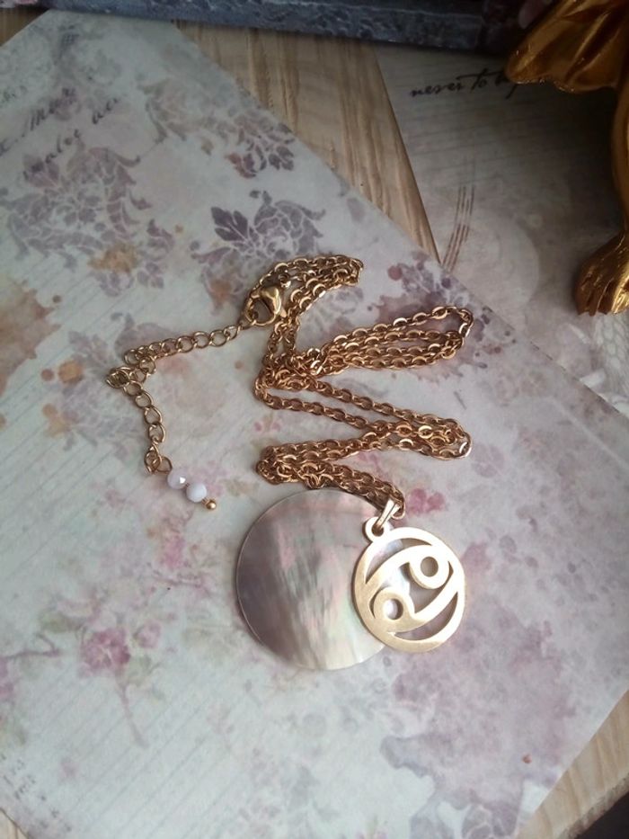 Collier signe astrologique cancer - photo numéro 4