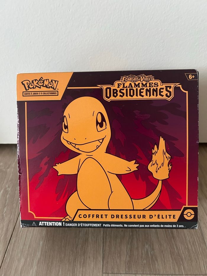 ETB Pokémon Flammes Obsidiennes Salamèche (vide) - photo numéro 2