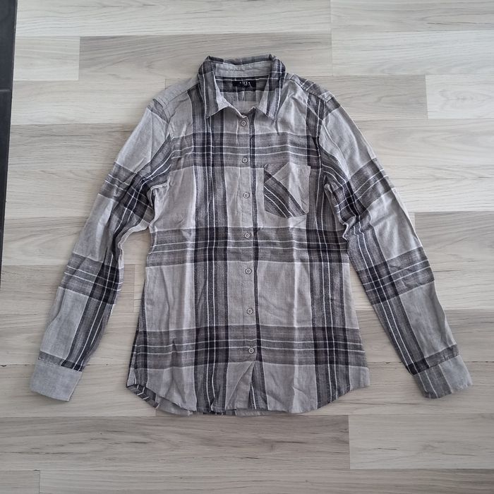 Chemise femme à manches longues à carreaux Tex taille 38